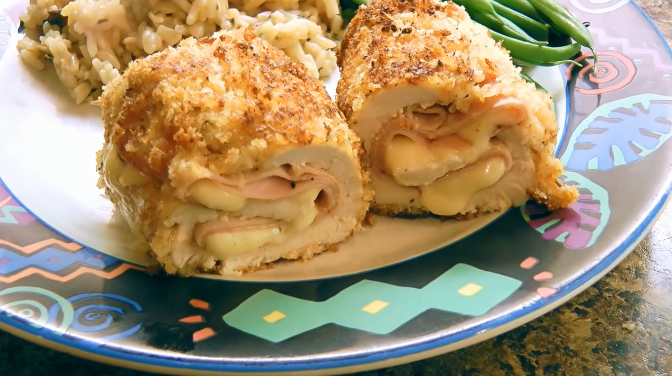 Chicken Cordon Bleu Roll-Ups Recipe