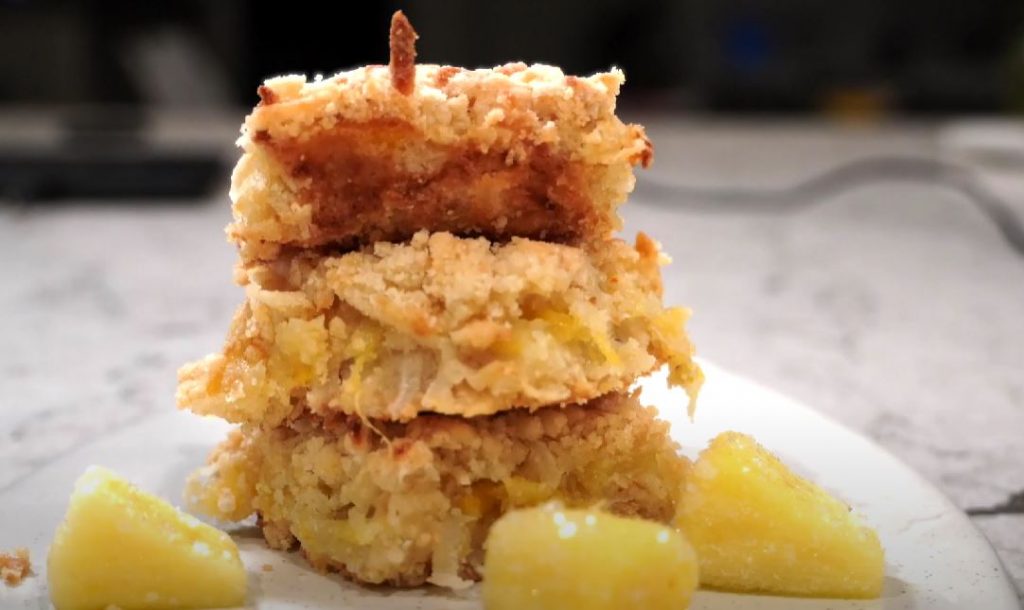 Pineapple Coconut Krispie Squares Recipe