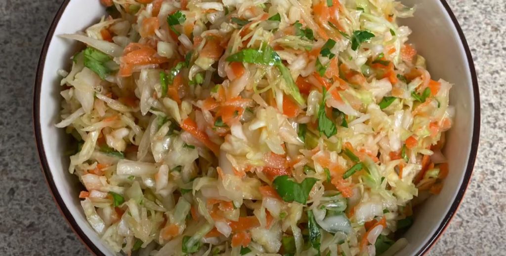 Quick and Easy Cabbage Slaw Recipe