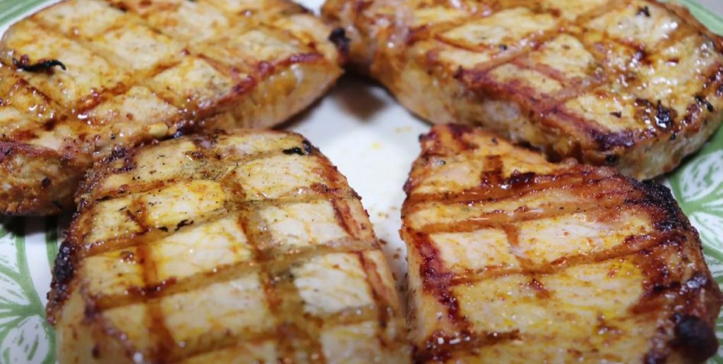 Quick Garlic Lime Marinated Pork Chops Recipe