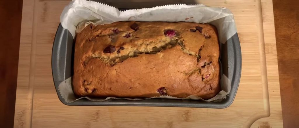 Raspberry Chocolate Banana Bread Recipe