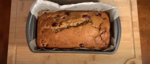 Raspberry Chocolate Banana Bread Recipe