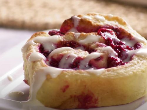 Raspberry Swirl Rolls Recipe