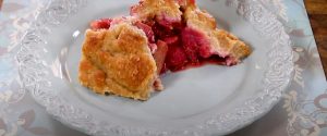 Rhubarb Strawberry Cobbler Recipe