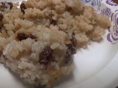 Rice and Raisin Breakfast Pudding Recipe