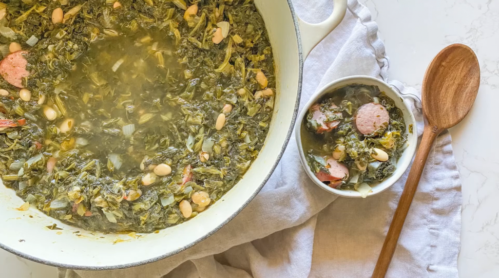 salmon-turnip-greens-soup-recipe