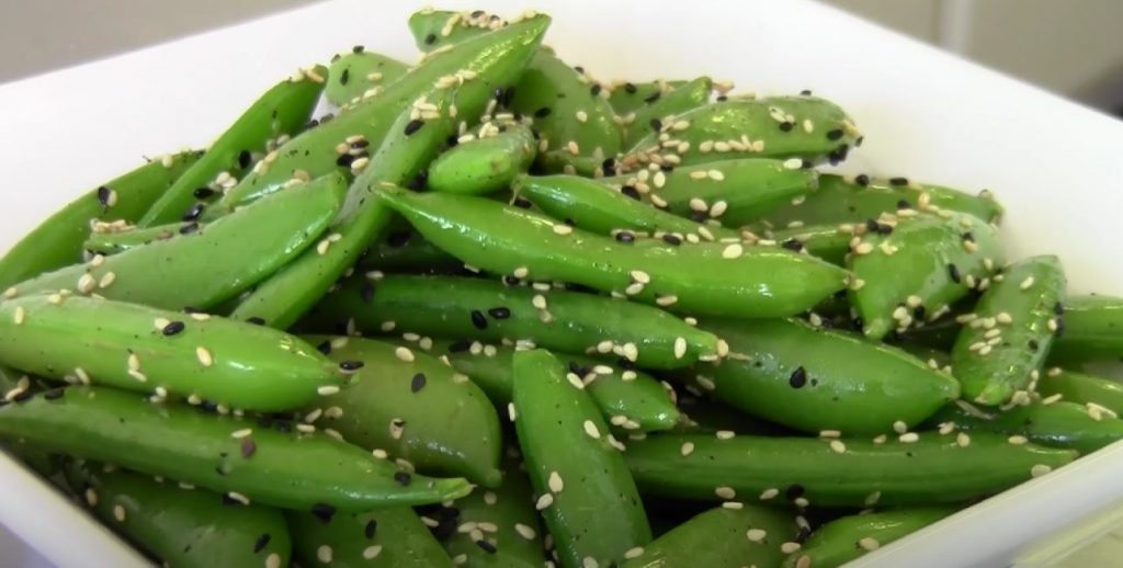 Sesame Garlic Snap Peas Recipe