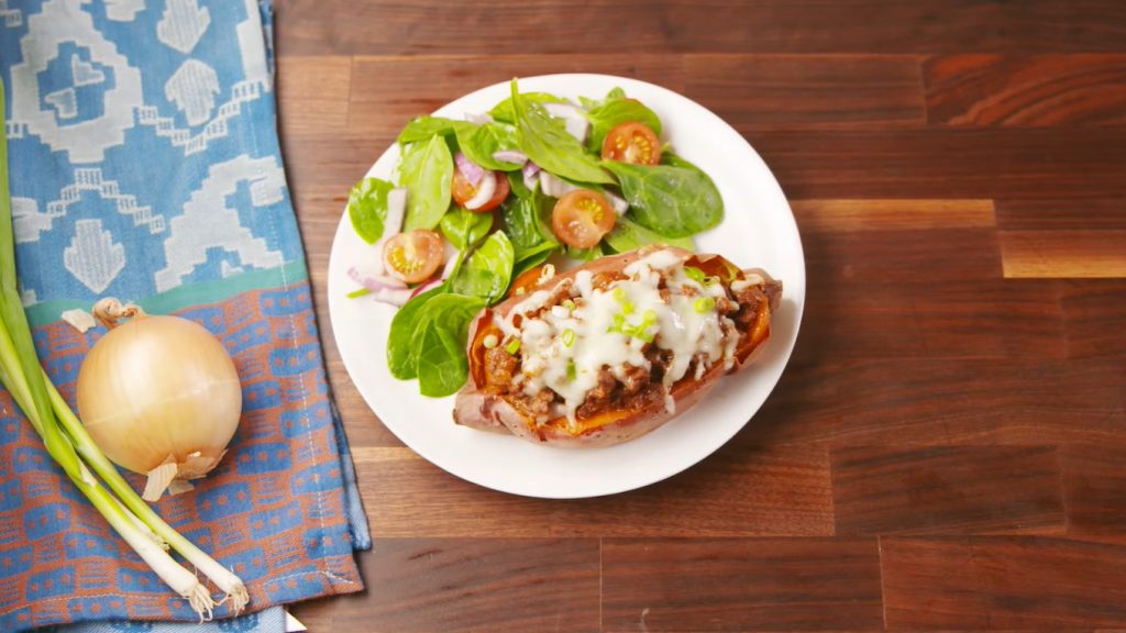 Sloppy Joes Baked Sweet Potatoes Recipe