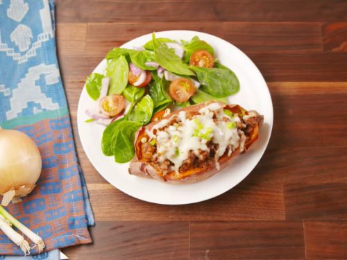 Sloppy Joes Baked Sweet Potatoes Recipe