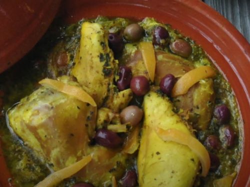 Slow Cooker Moroccan Chicken & Olive Tagine Recipe