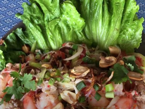 Thai Shrimp Crunch Salad Recipe