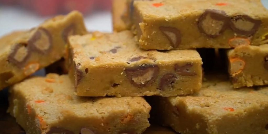 Ultimate Triple Peanut Blondies Recipe