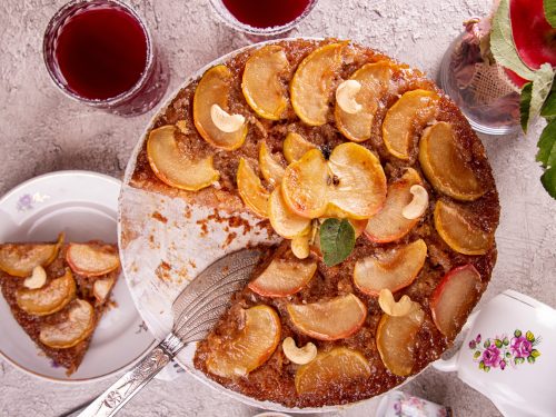 upside down apple cake recipe
