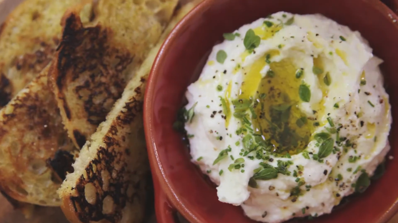 Whipped Ricotta Toast with Roasted Tomatoes Recipe