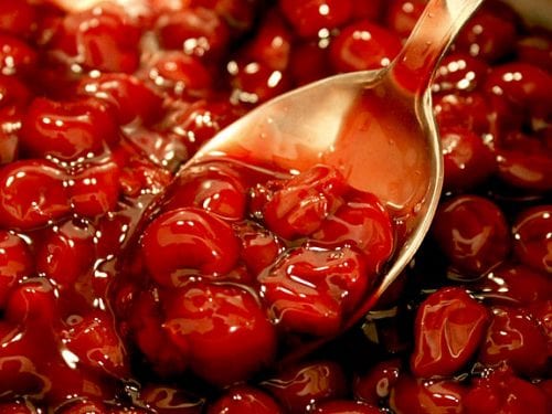Cherry Sauce Recipe - Sweet and sour cherry sauce for dessert and savory food