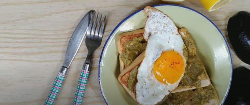 Avocado Toast with Sunny Side Egg Recipe