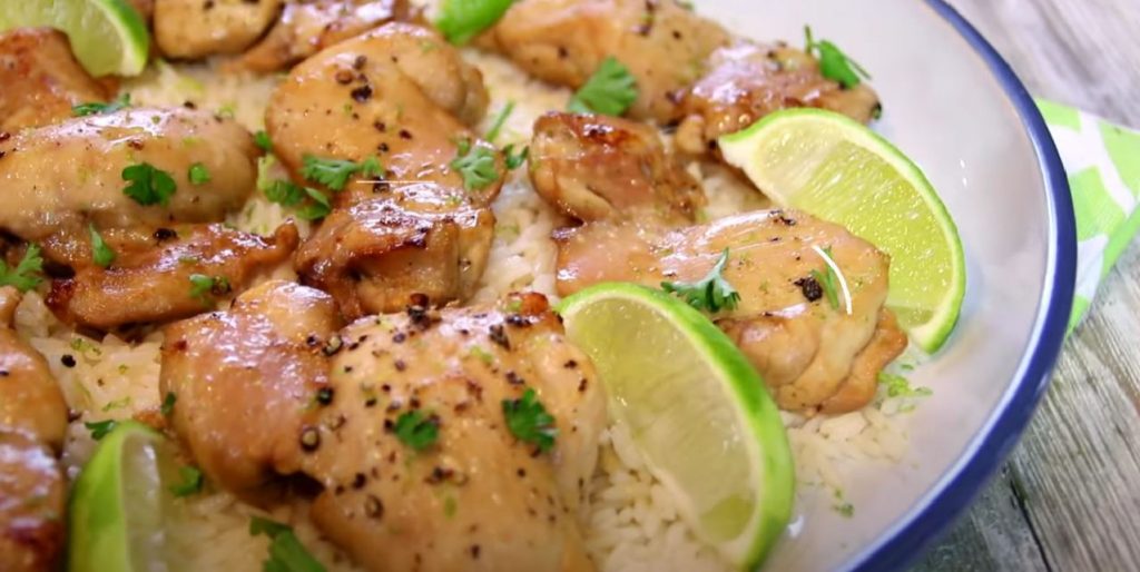 Baked Chicken with Dijon and Lime Recipe