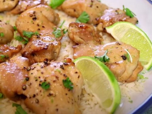 Baked Chicken with Dijon and Lime Recipe