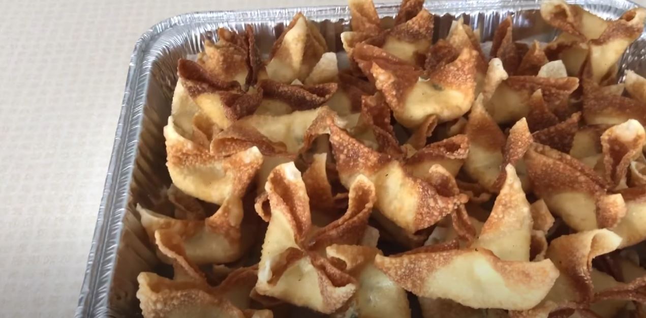 Baked Vegetable and Cream Cheese Wontons Recipe