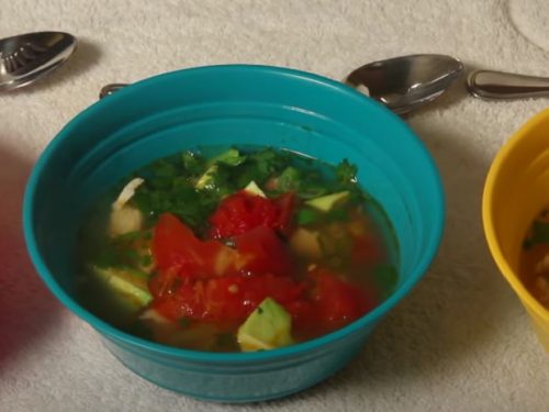 Chicken Avocado Soup Recipe
