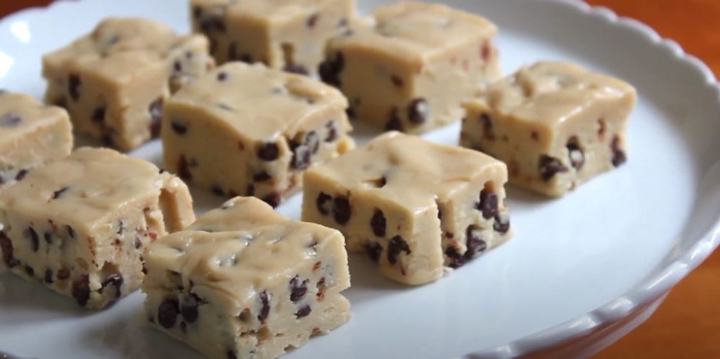 Chocolate Chip Cookie Dough Fudge Recipe