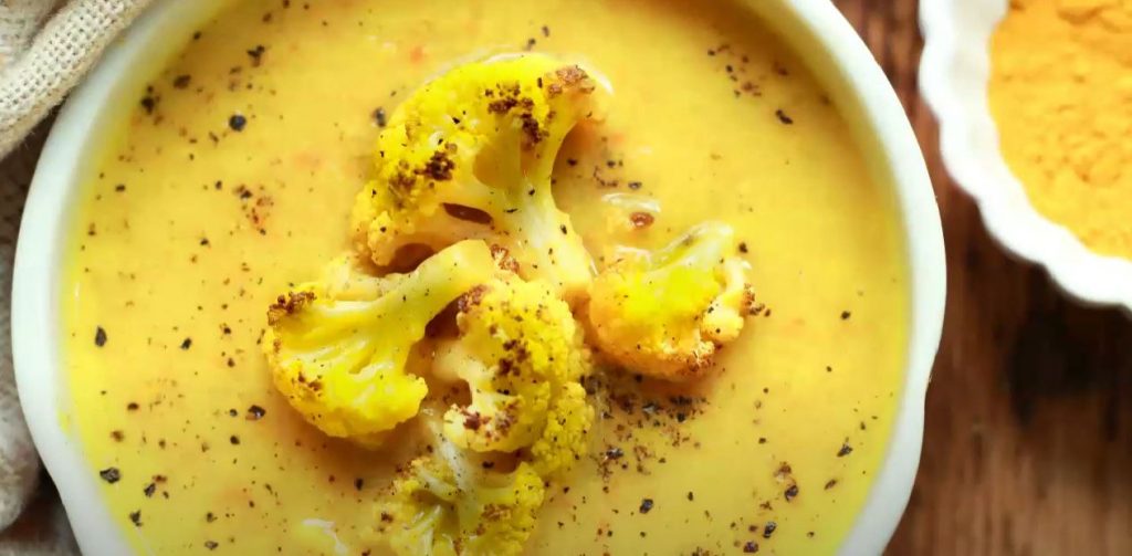 Creamy Cauliflower With Ginger Soup Recipe