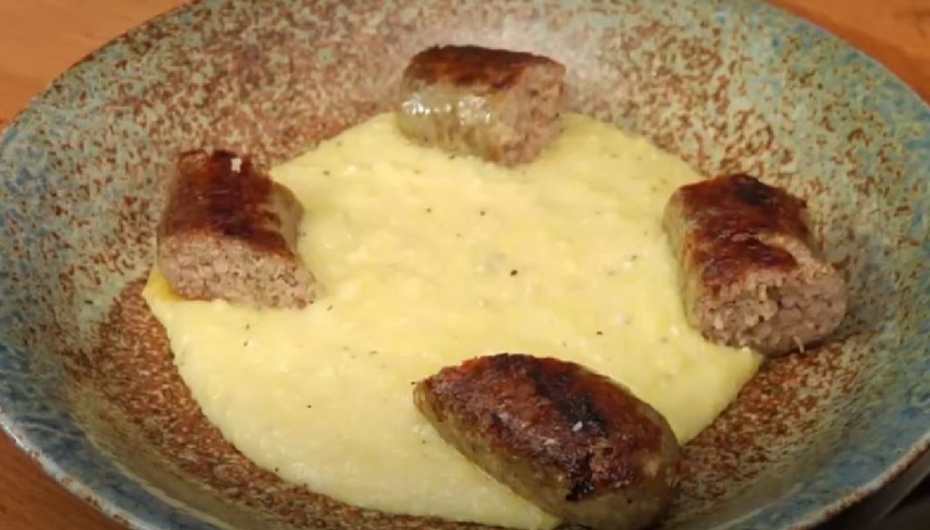 Creamy Polenta with Arrabbiata Sausage Ragout Recipe