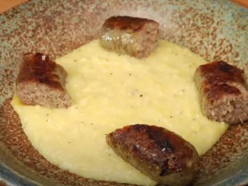Creamy Polenta with Arrabbiata Sausage Ragout Recipe