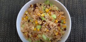Egg Fried Rice with Cucumber Recipe