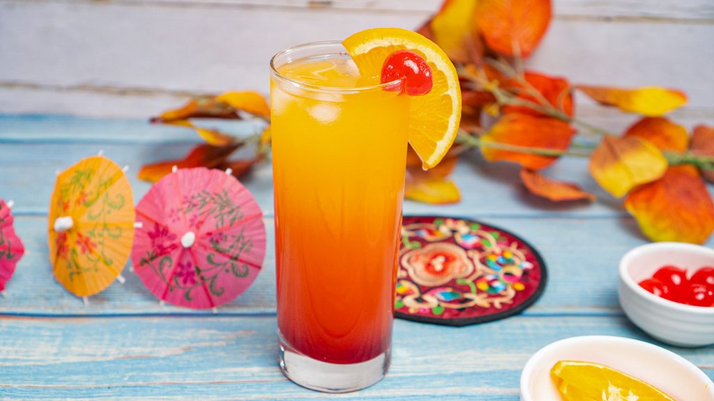 Fiery Tequila Sunrise Cocktail Recipe