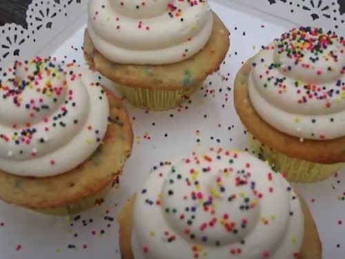 Funfetti Angel Food Cupcakes Recipe