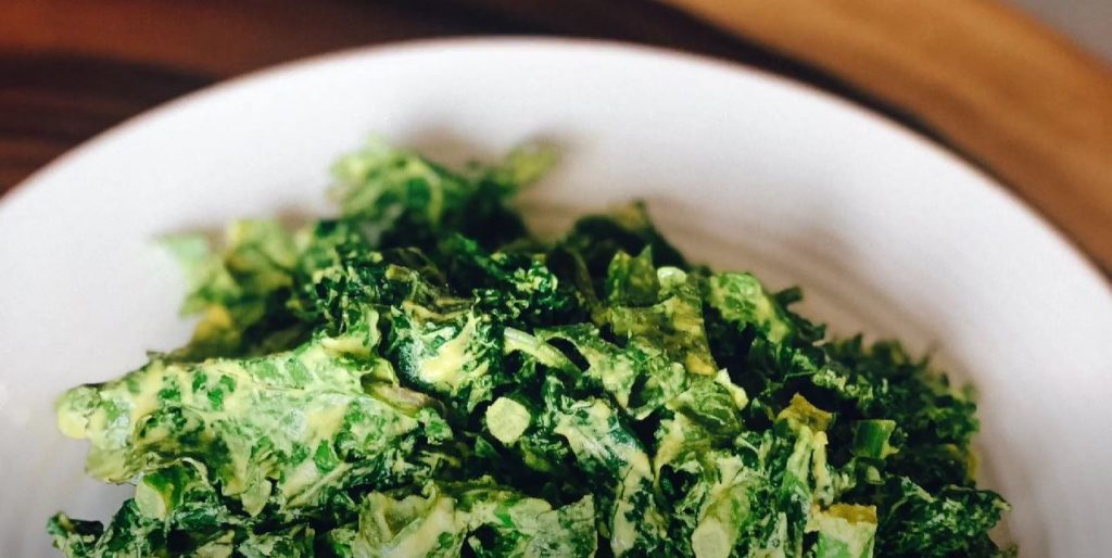 Greek Kale Salad with Creamy Tahini Dressing Recipe