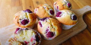 Jumbo Raspberry Chocolate Chip Muffins Recipe