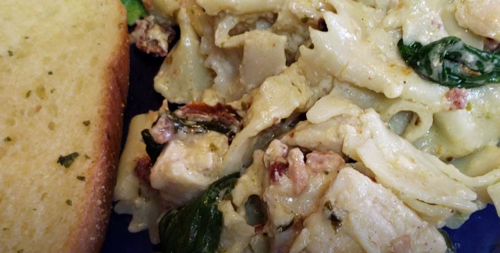 Mascarpone Pasta with Chicken and Bacon Recipe