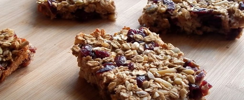 Morning Maple Cranberry Pecan Oat Bars Recipe