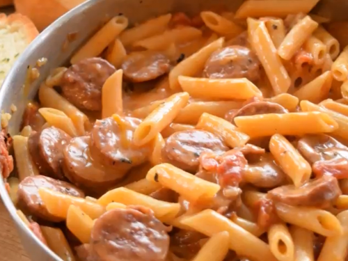 pasta-with-turkey-sausage-and-mozzarella-recipe
