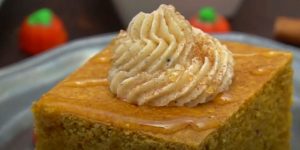 Pumpkin Cornbread with Cinnamon Honey Butter Recipe