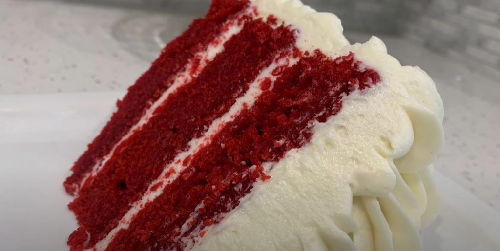 Red Velvet Cake with Cream Cheese Frosting Recipe