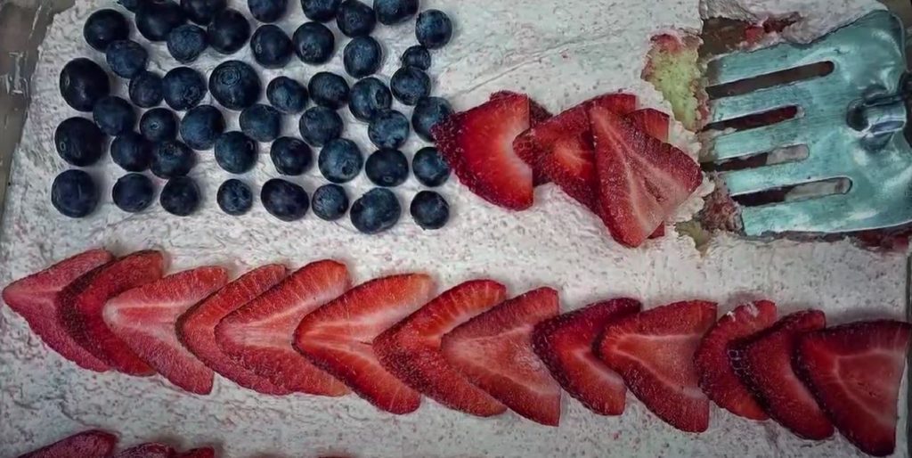 Red, White and Blue Poke Cake Recipe