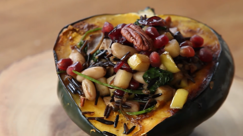 roasted-butternut-squash-pomegranate-and-wild-rice-stuffing-recipe