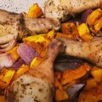 Roasted Chicken Legs with Calabaza Recipe-image