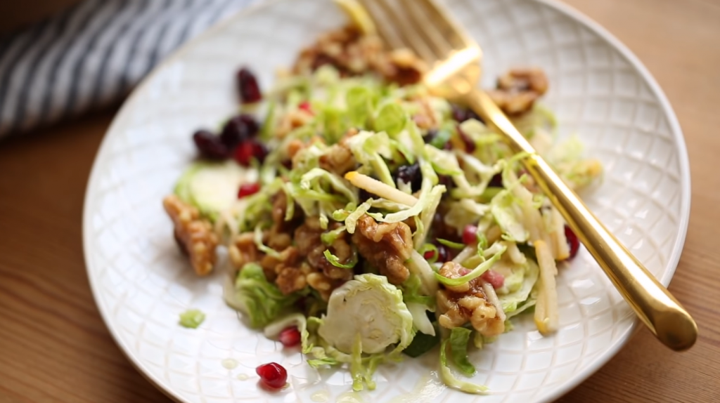 shredded-brussels-sprout-salad-with-romano-cheese-toasted-walnuts-and-lemon-vinaigrette-recipe