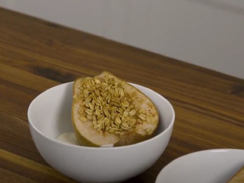 Simple Maple Vanilla Baked Pears Recipe