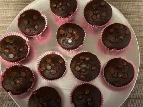 Skinny Double Chocolate Chip Muffins Recipe