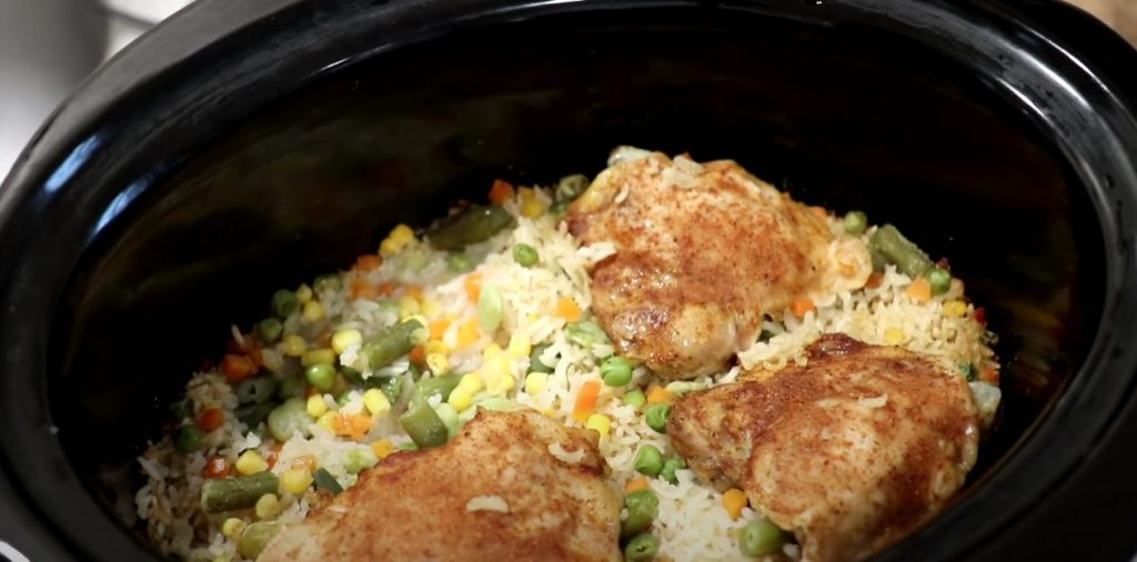 Slow Cooker Chicken and Rice Casserole Recipe