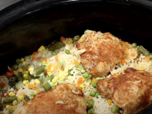 Slow Cooker Chicken and Rice Casserole Recipe
