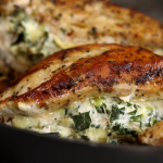 Spinach Artichoke Stuffed Chicken Breast Recipe-image
