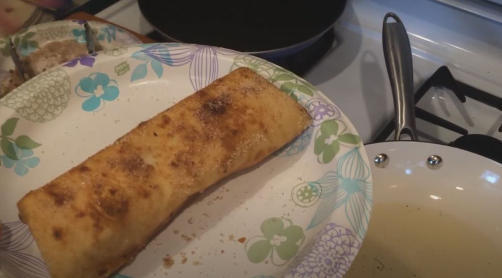 Banana-Filled Chimichangas Recipe