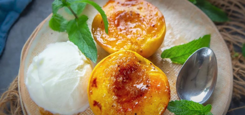 Baked Peaches with Almond Paste Recipe