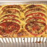 Black Pepper and Cheddar-Crusted Tomato Tart Recipe image